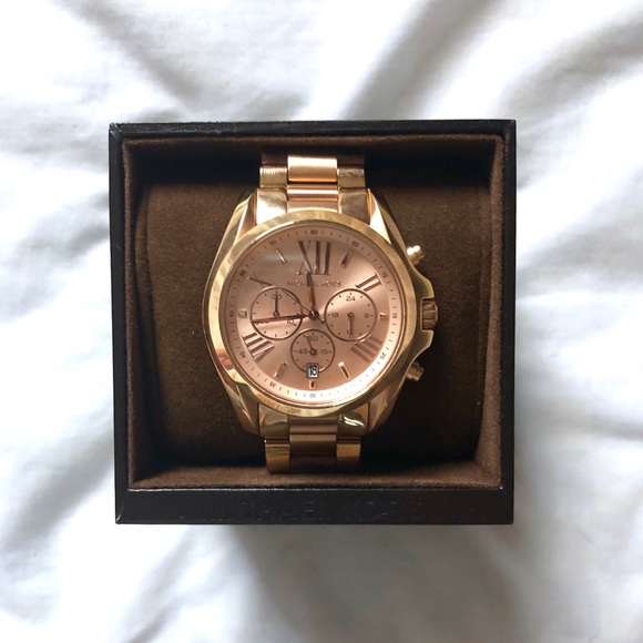 Michael Kors Accessories - NWT Michael Kors Watch [Rose Gold Boyfriend Style]